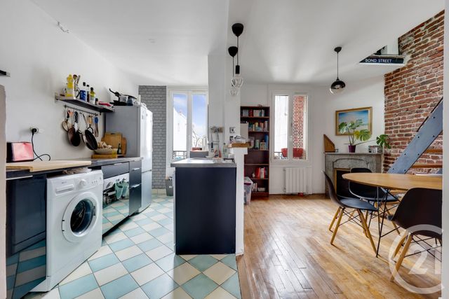 Appartement Duplex à vendre - 3 pièces - 77.05 m2 - MONTROUGE - 92 - ILE-DE-FRANCE - Century 21 Côté Ecrivains